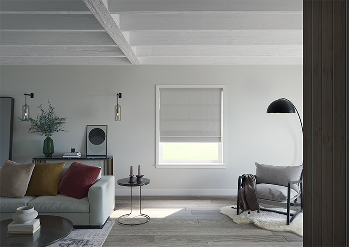 Twilight Lustre, Silver Grey - Roman Blind - Image 8